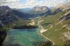 09 Goatview Peak, Goat Pond, Mount Rundle, Mount Lawrence Grassi From Helicopter Between Lake Magog And Canmore.jpg